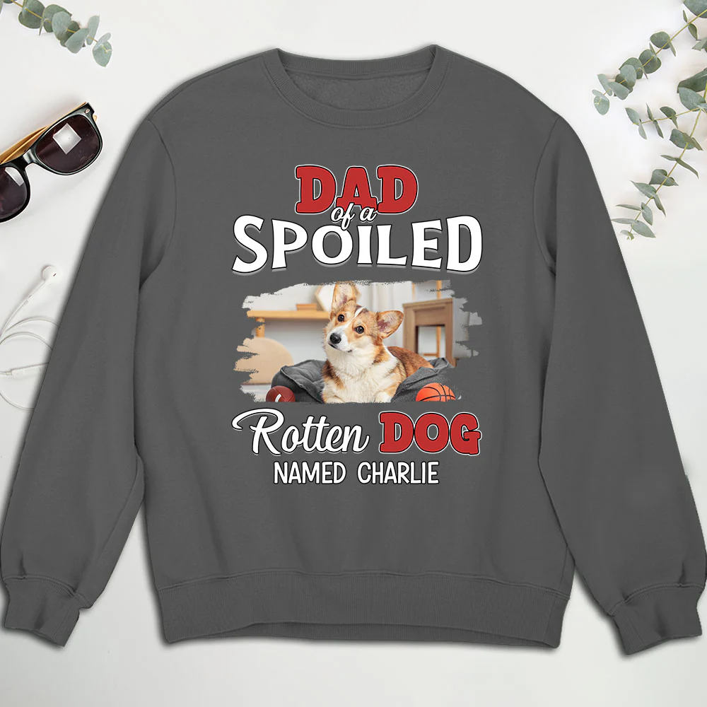 Thinking About My Spoiled Baby Official Photo - Personalized Custom Unisex T-Shirt - Image 4