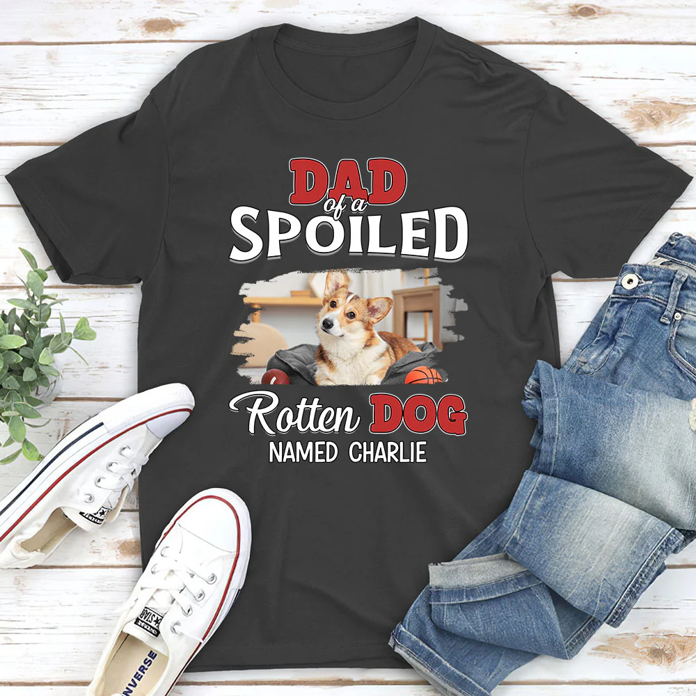 Thinking About My Spoiled Baby Official Photo - Personalized Custom Unisex T-Shirt - Image 5