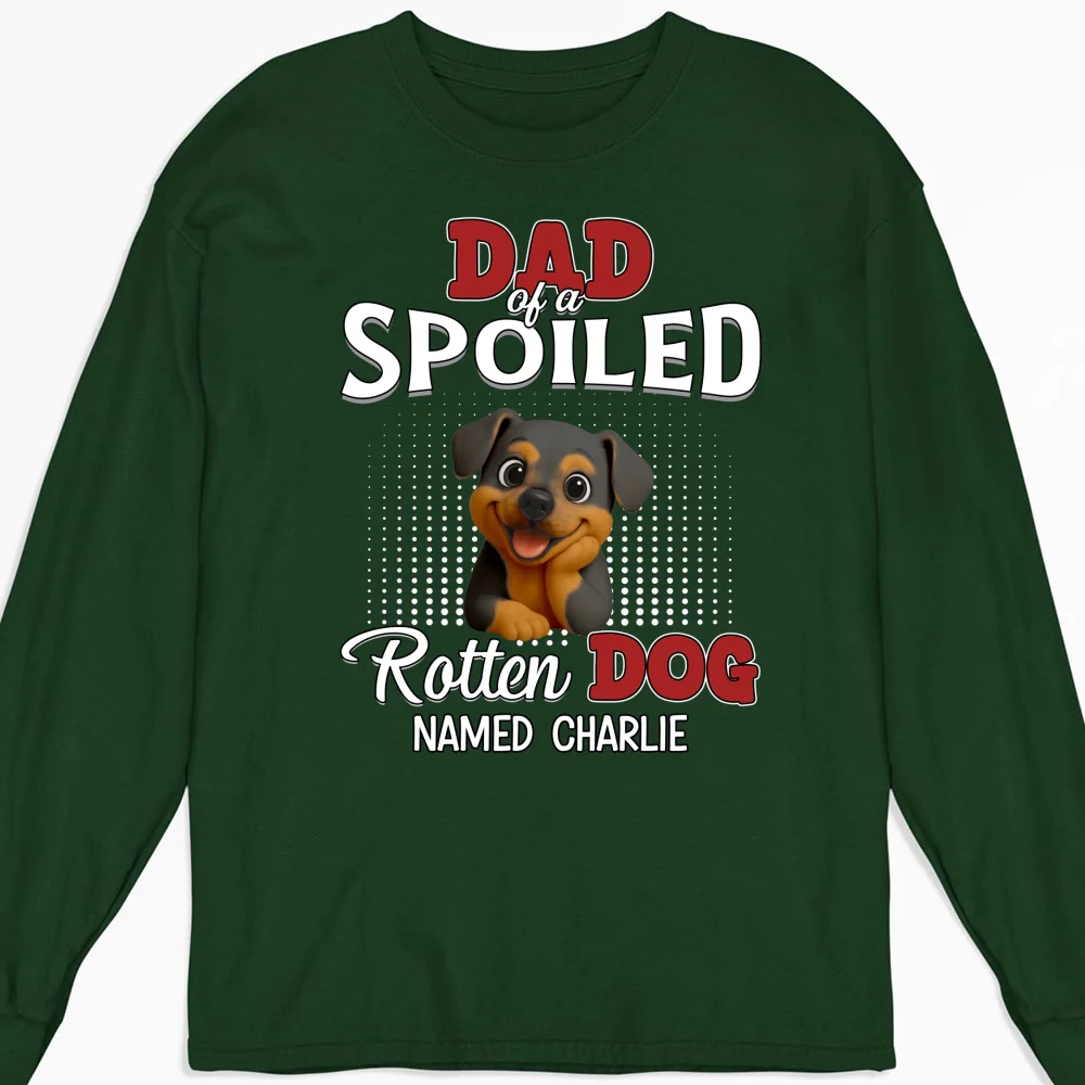 Thinking About My Spoiled Baby - Personalized Custom Long Sleeve T-Shirt - Image 6