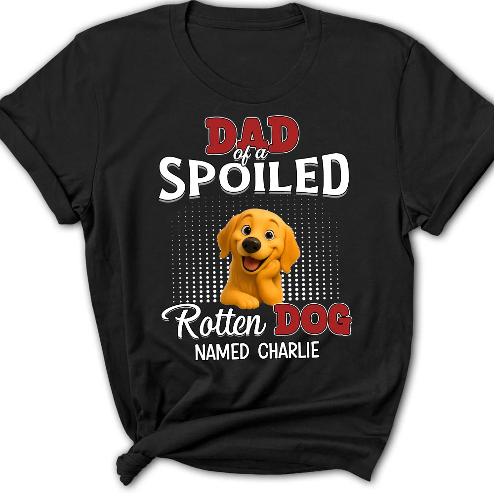 Thinking About My Spoiled Baby - Personalized Custom Women's T-Shirt