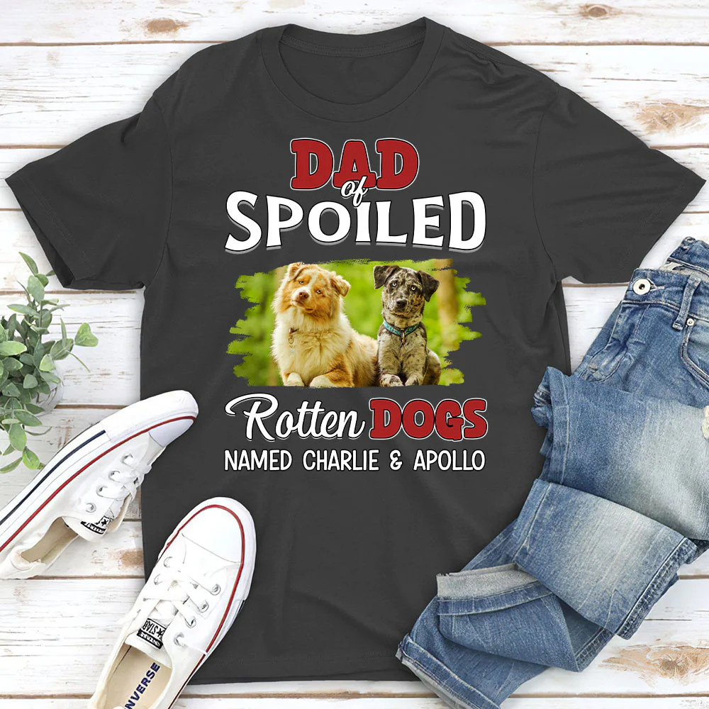 Thinking About My Spoiled Baby Photo - Personalized Custom Unisex T-Shirt - Image 4