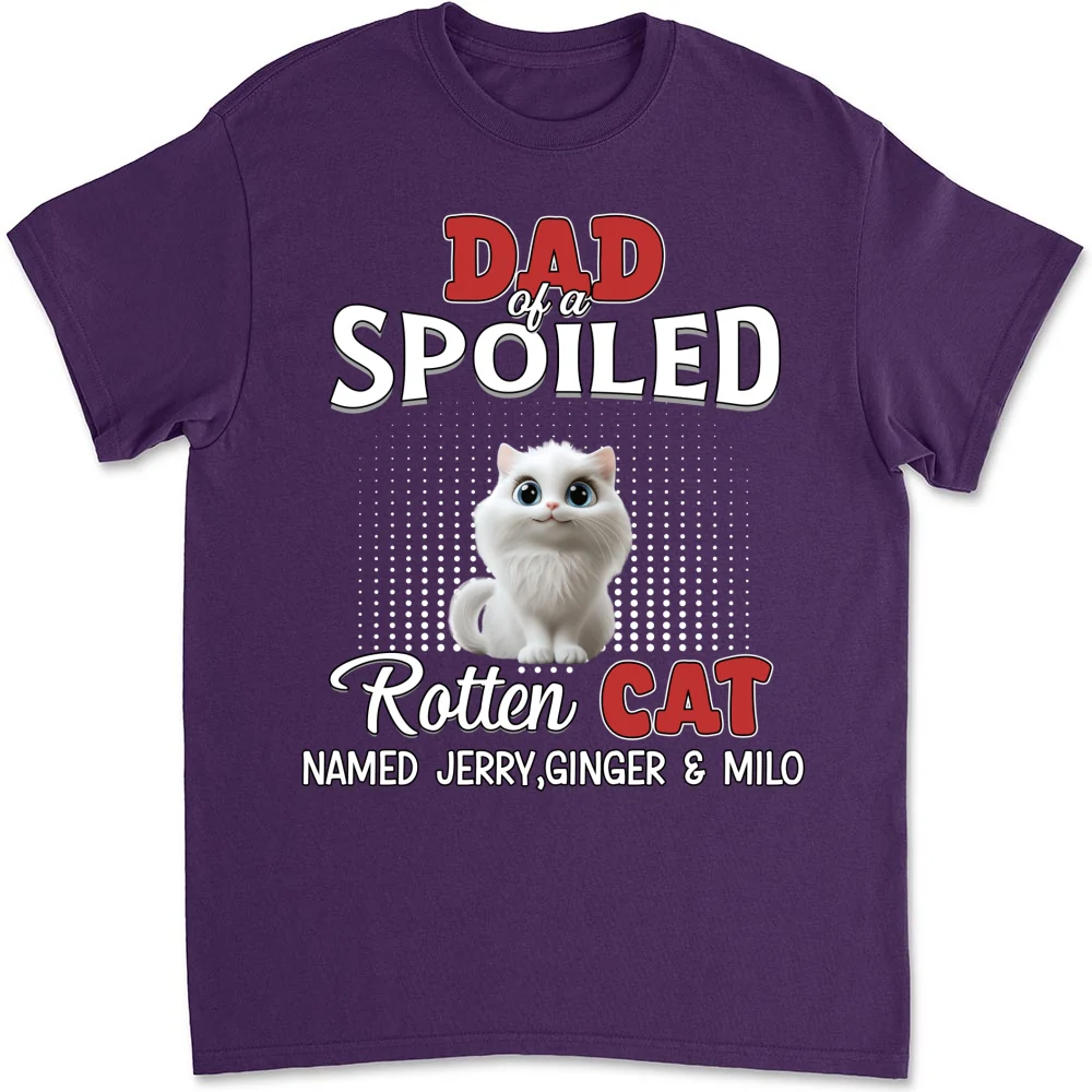 Thinking About My Spoiled Cats Official - Personalized Custom Shirt - Image 11