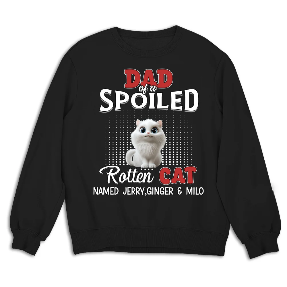 Thinking About My Spoiled Cats Official - Personalized Custom Shirt - Image 12