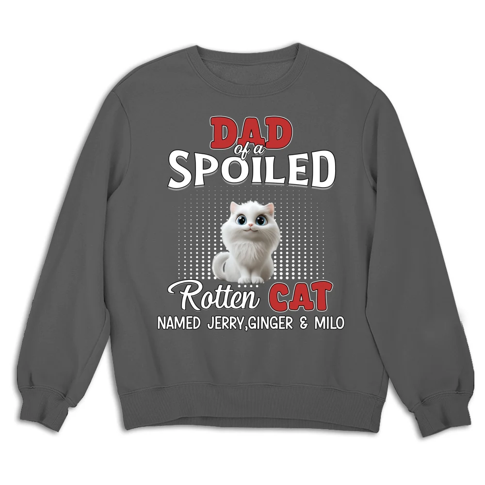 Thinking About My Spoiled Cats Official - Personalized Custom Shirt - Image 13