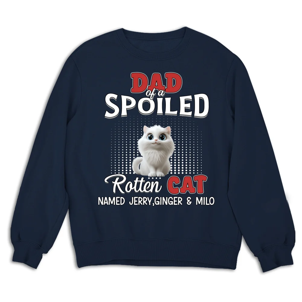 Thinking About My Spoiled Cats Official - Personalized Custom Shirt - Image 14