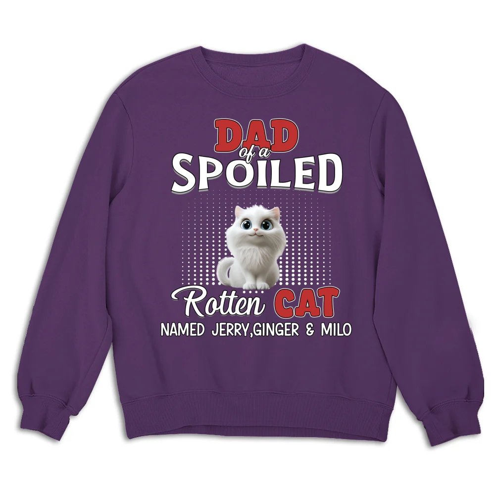 Thinking About My Spoiled Cats Official - Personalized Custom Shirt - Image 15