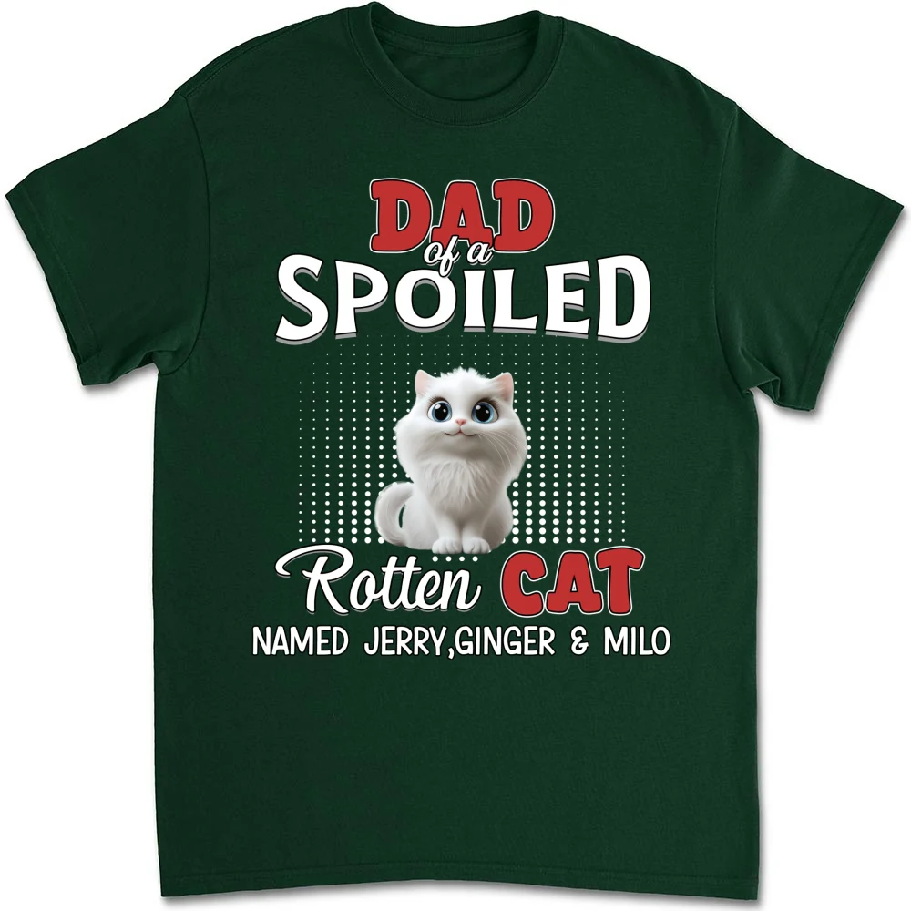 Thinking About My Spoiled Cats Official - Personalized Custom Shirt - Image 9
