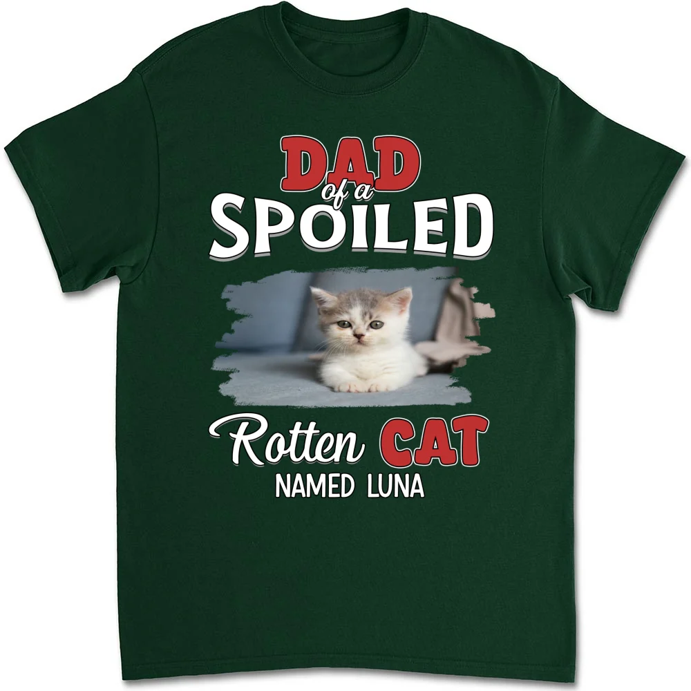 Thinking About My Spoiled Cats Official Photo - Personalized Custom Shirt - Image 10