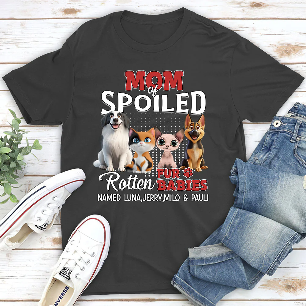 Thinking About My Spoiled Ones Official - Personalized Custom Shirt - Image 3