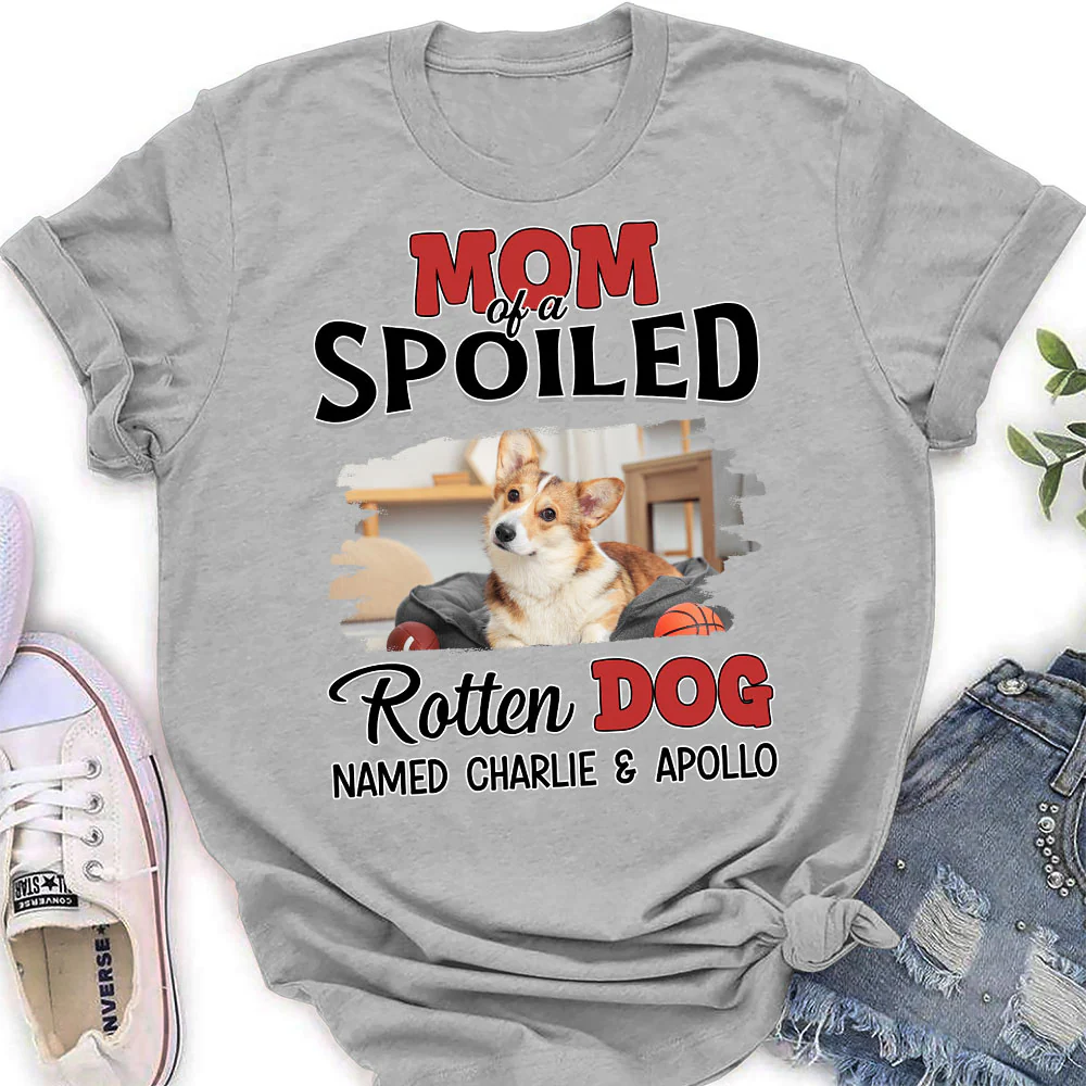 Thinking About Them Bright Ver Photo - Personalized Custom Women's T-Shirt - Image 2