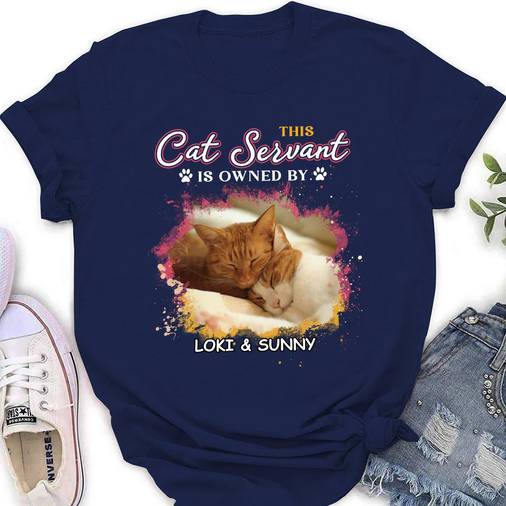 This Cat Servant - Personalized Custom Women's T-shirt - Image 6