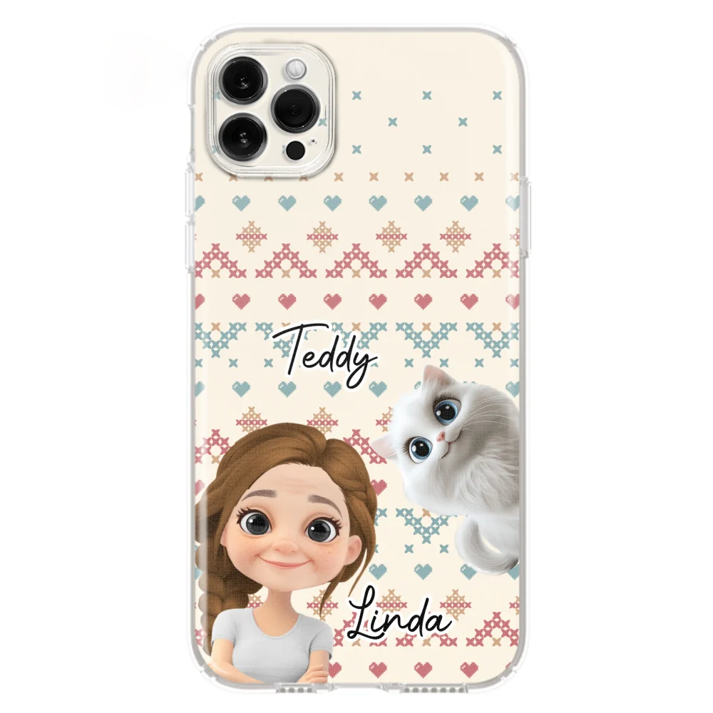 This Cozy Season With Cats - Personalized Custom Phone Case - Image 14