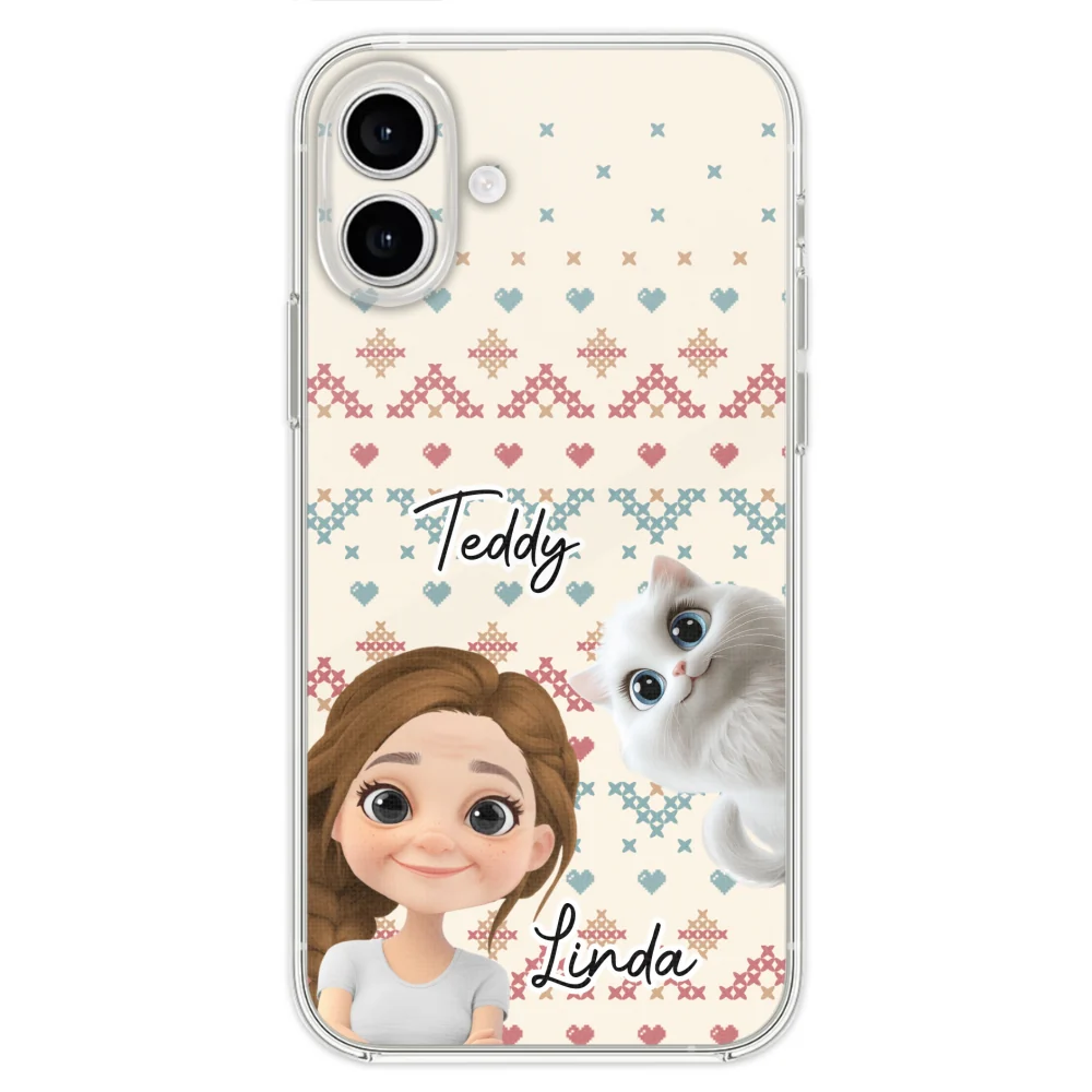 This Cozy Season With Cats - Personalized Custom Phone Case - Image 25