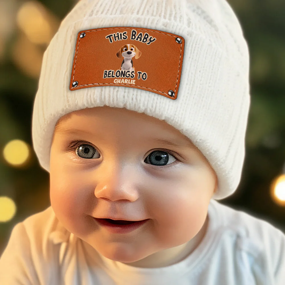 This Cutest Baby Belongs To Dog - Personalized Custom Beanie - Image 2