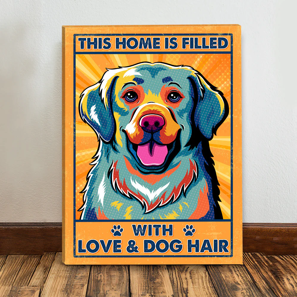 This Home Is Filled With Dog 3 - Canvas Print - Image 2