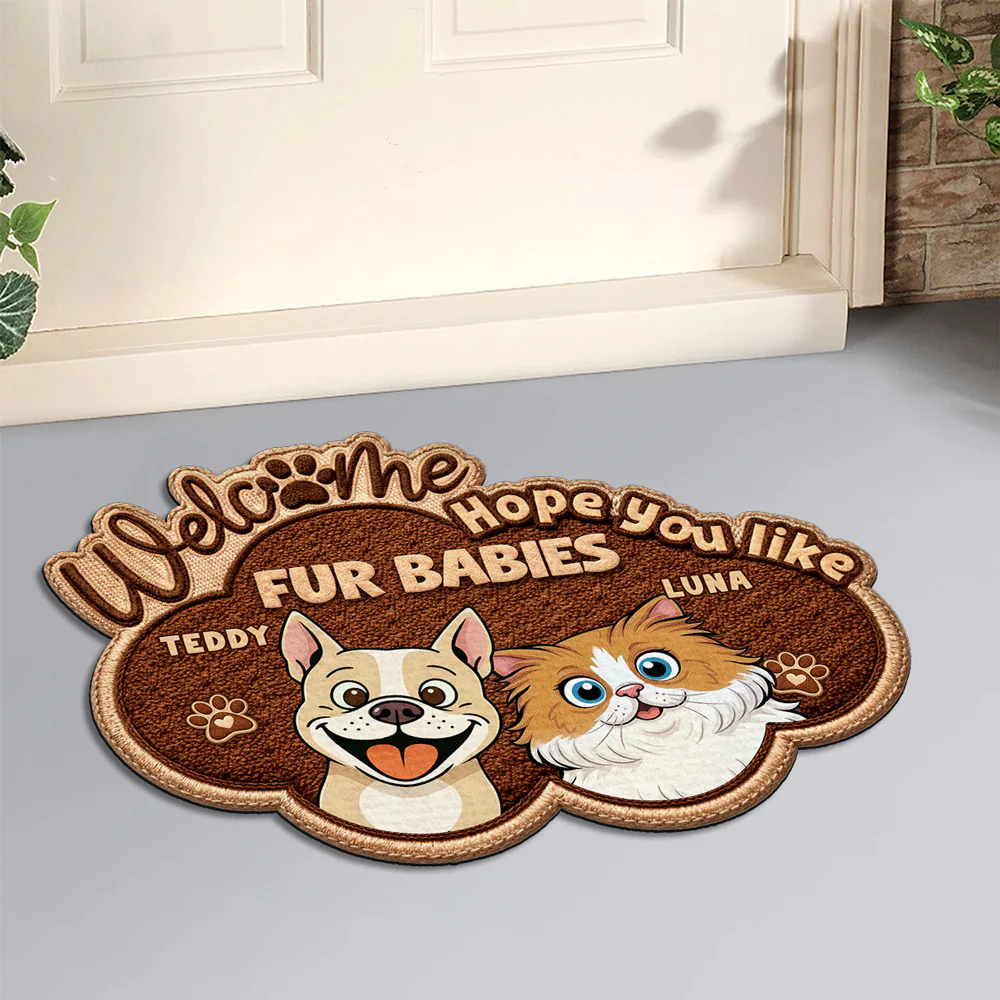 This House Is Run By Pets - Personalized Custom Doormat - Image 2