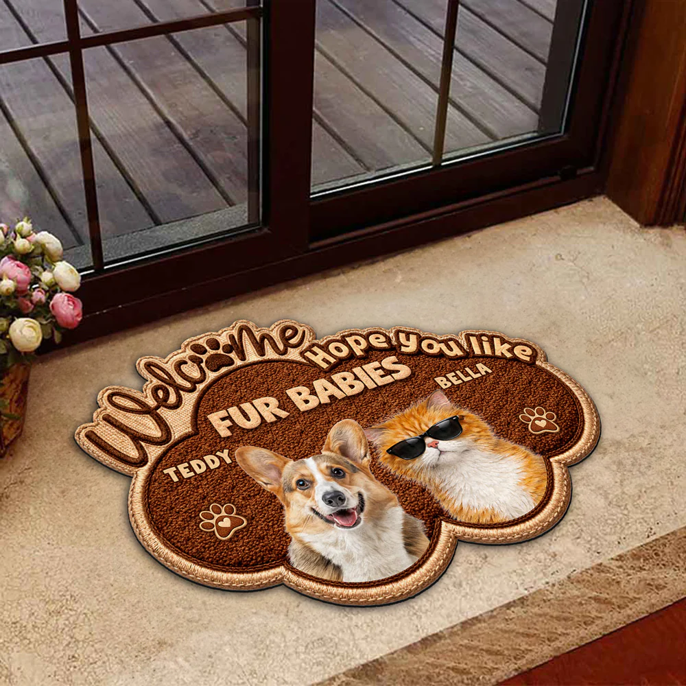 This House Is Run By Pets Photo - Personalized Custom Doormat - Image 4