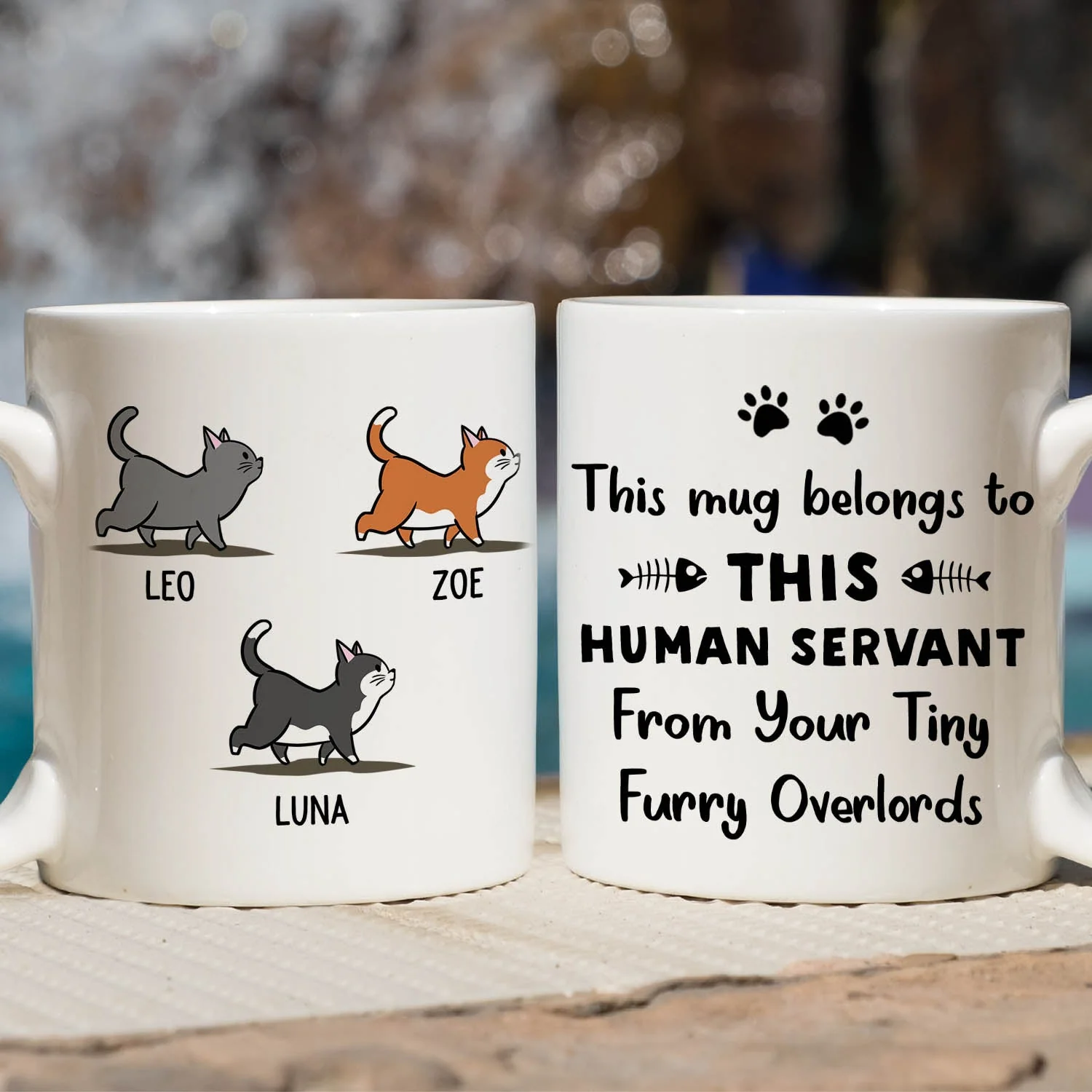 This Human Servant - Personalized Custom Coffee Mug - Image 2