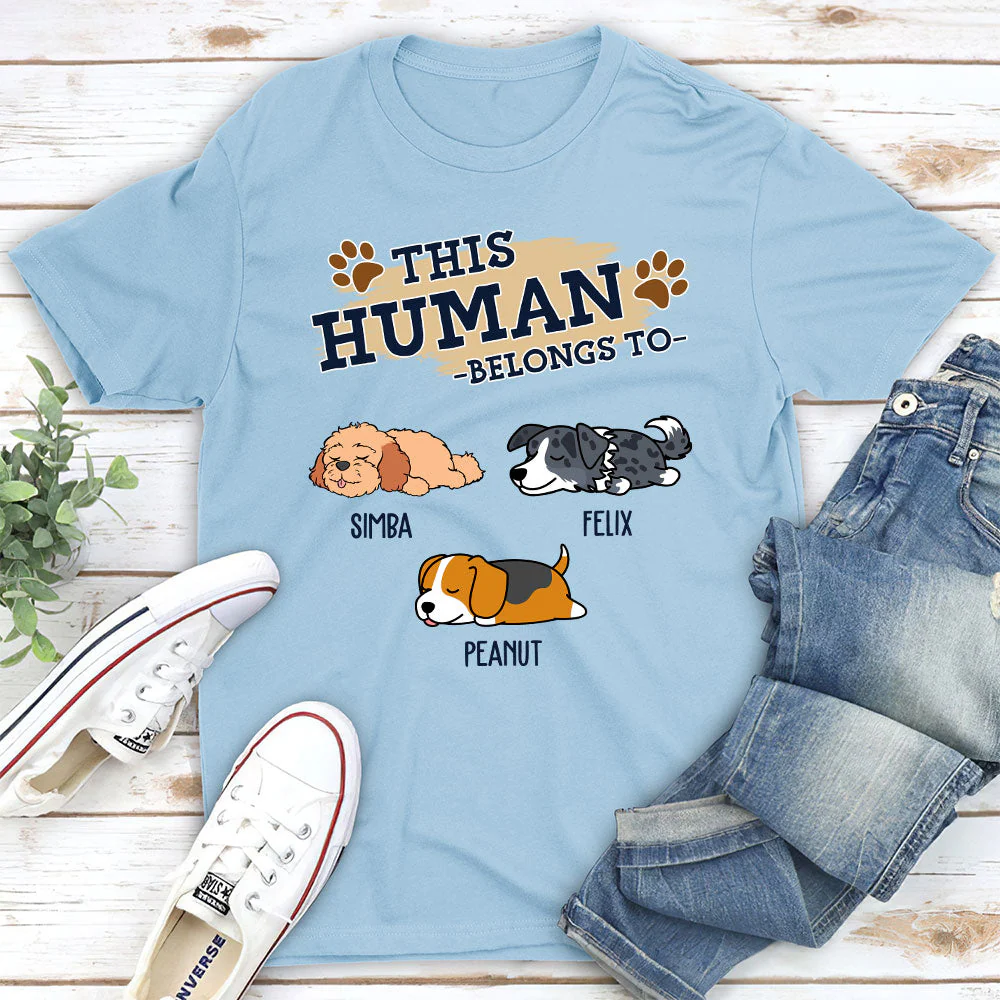 This Human Version 2 - Personalized Custom Unisex T-shirt - Image 3