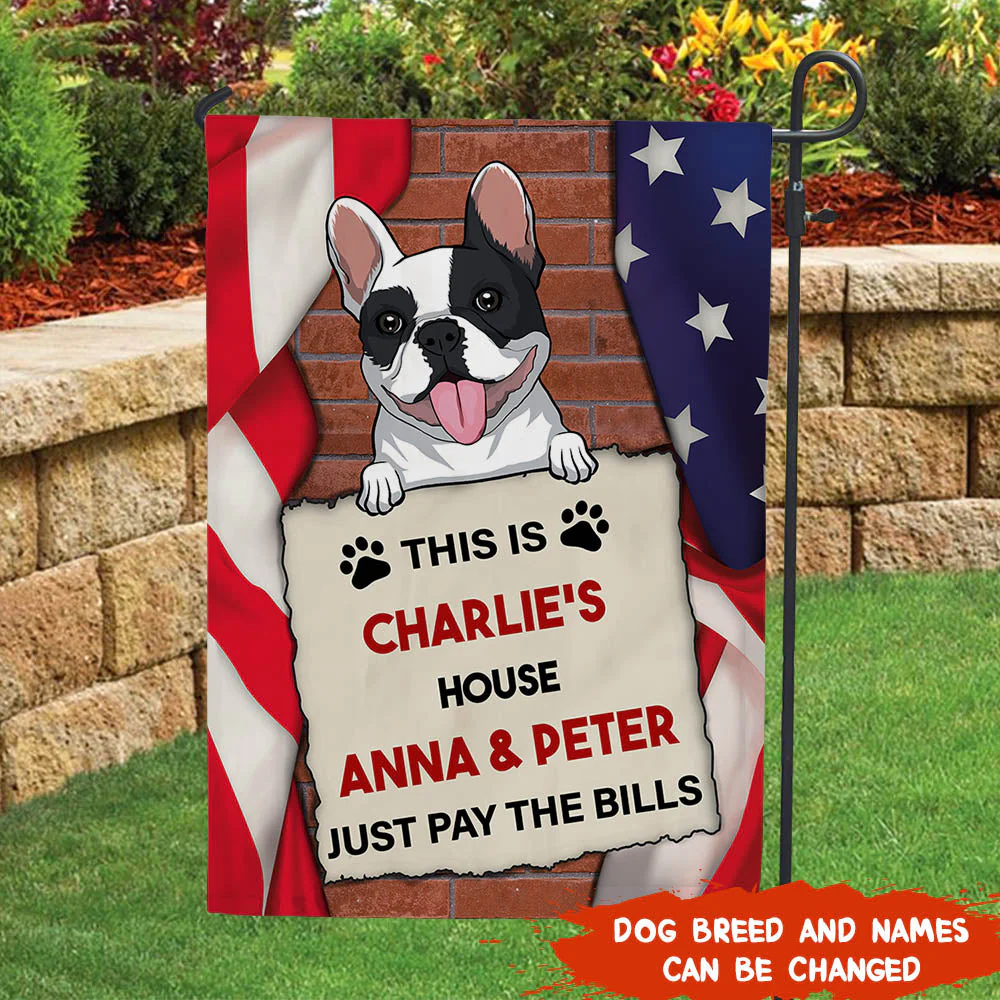 This Is Dog House - Personalized Custom Garden Flag