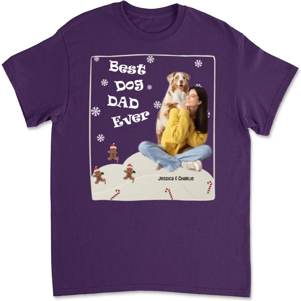 This Is How I Show My Dog Photo - Personalized Custom Unisex T-Shirt - Image 5