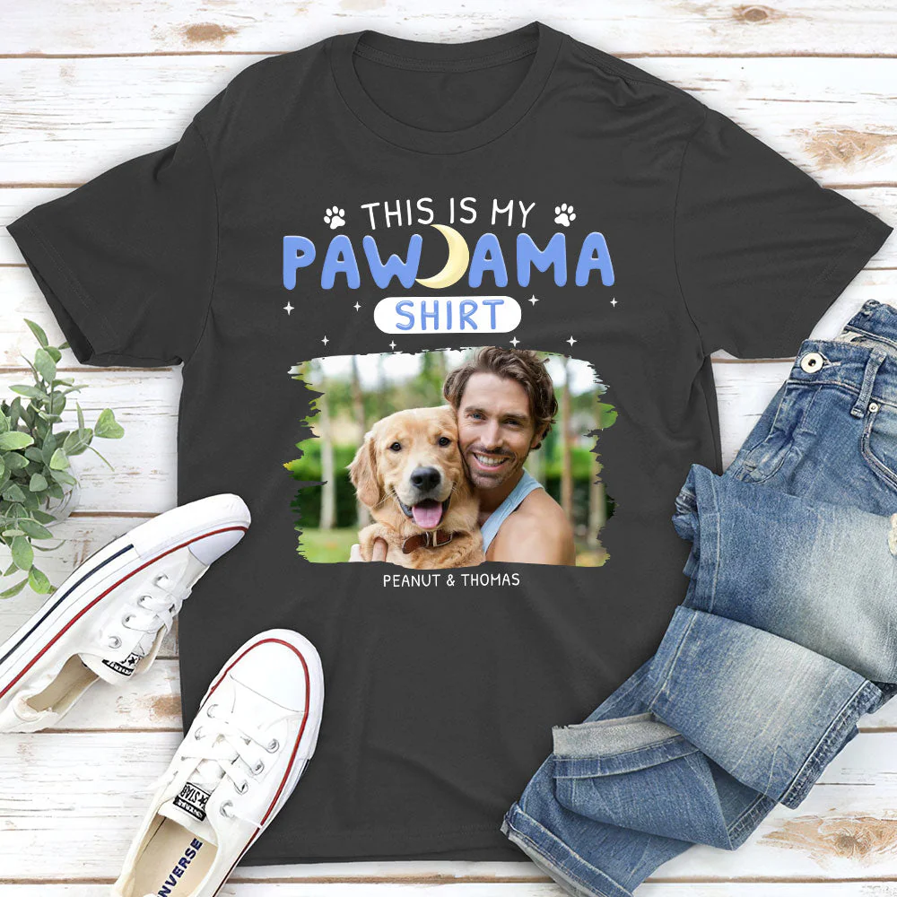 This Is Pajama Photo - Personalized Custom Unisex T-shirt - Image 5