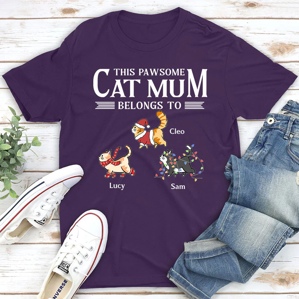 This Pawsome Dad - Personalized Custom Unisex T-shirt - Image 2