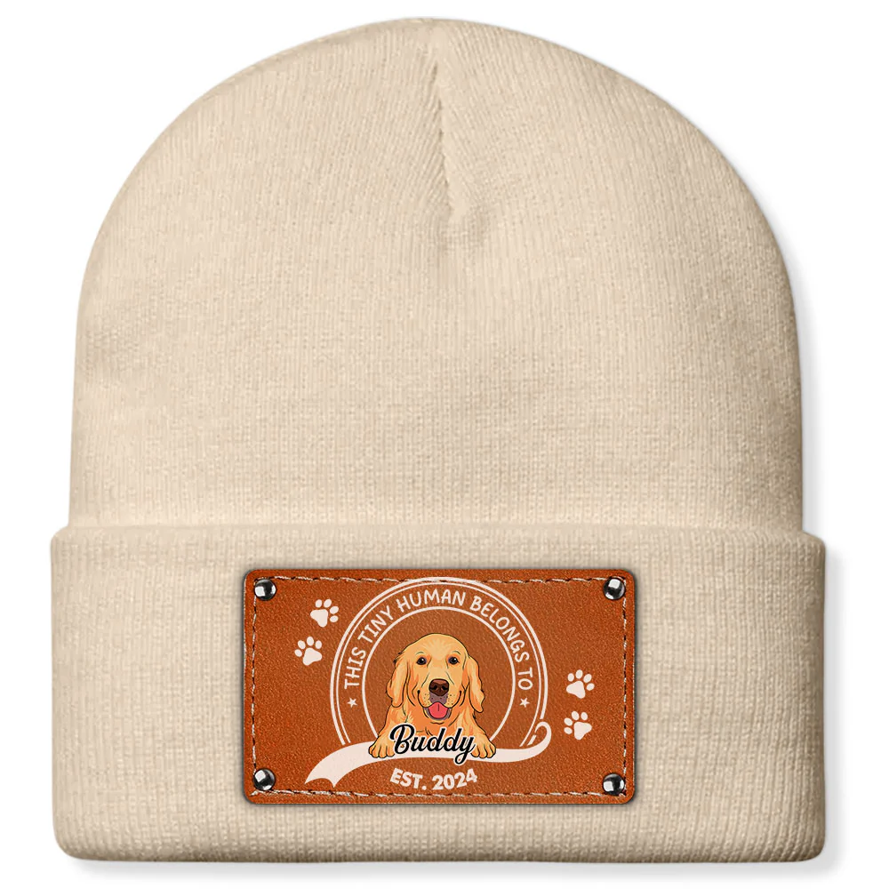 This Tiny Human Belongs To - Personalized Custom Beanie