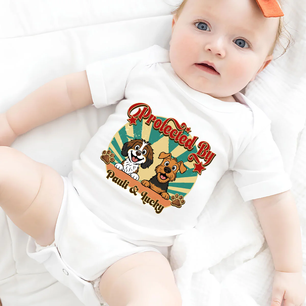 This Tiny Human Is Mine - Personalized Custom Baby Onesie - Image 3