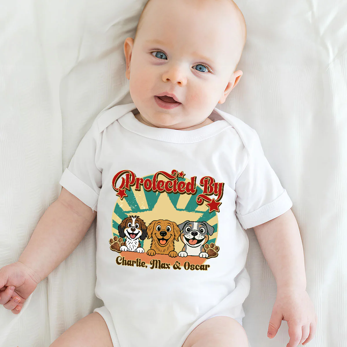 This Tiny Human Is Mine - Personalized Custom Baby Onesie - Image 5
