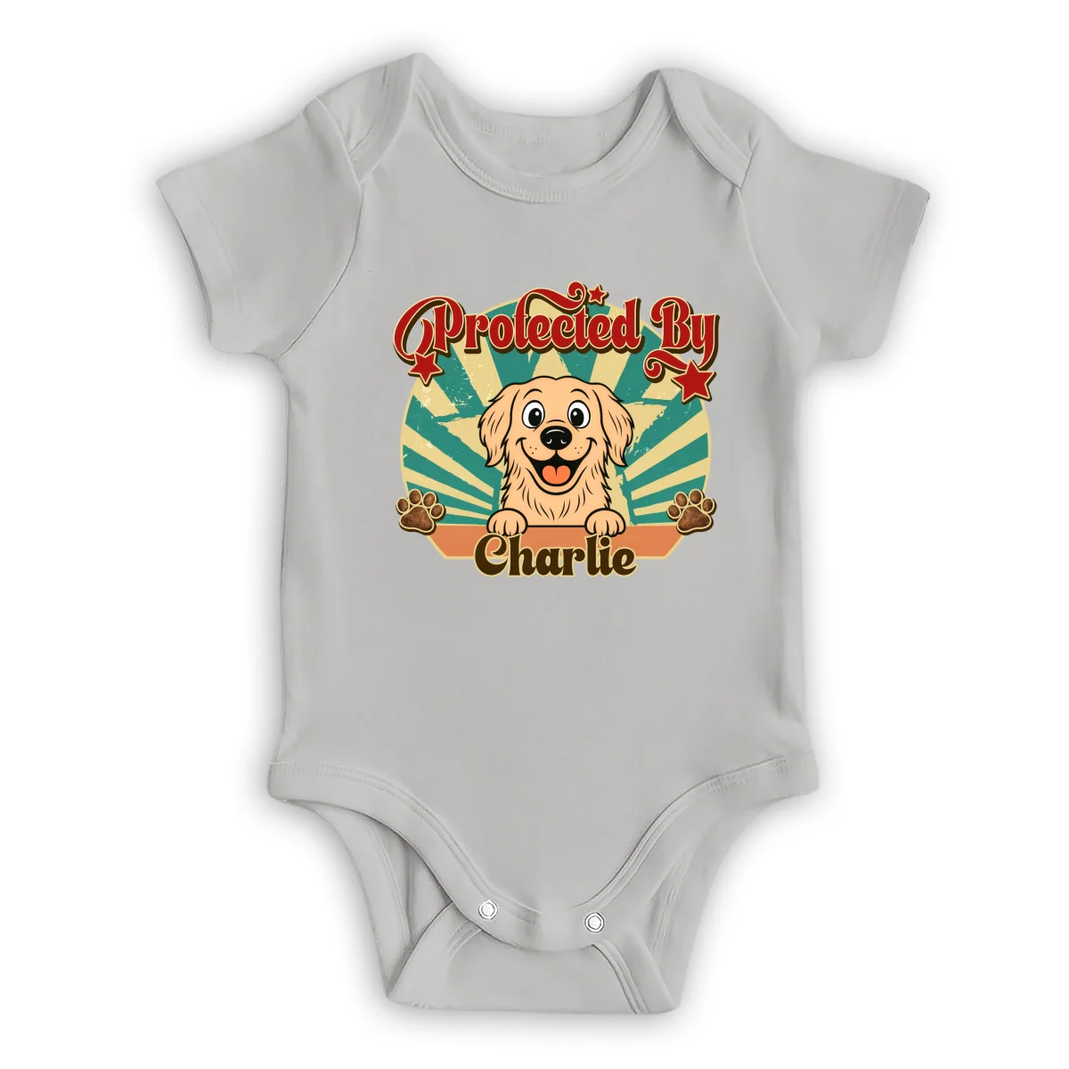 This Tiny Human Is Mine - Personalized Custom Baby Onesie - Image 7