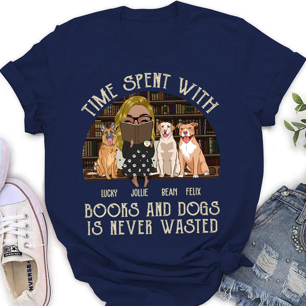 Time Spent With - Personalized Custom Women's T-shirt - Image 4