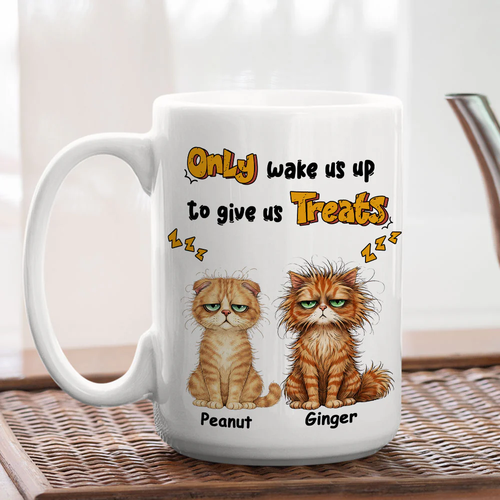 Tiny Cat Majesty - Personalized Custom Coffee Mug - Image 4