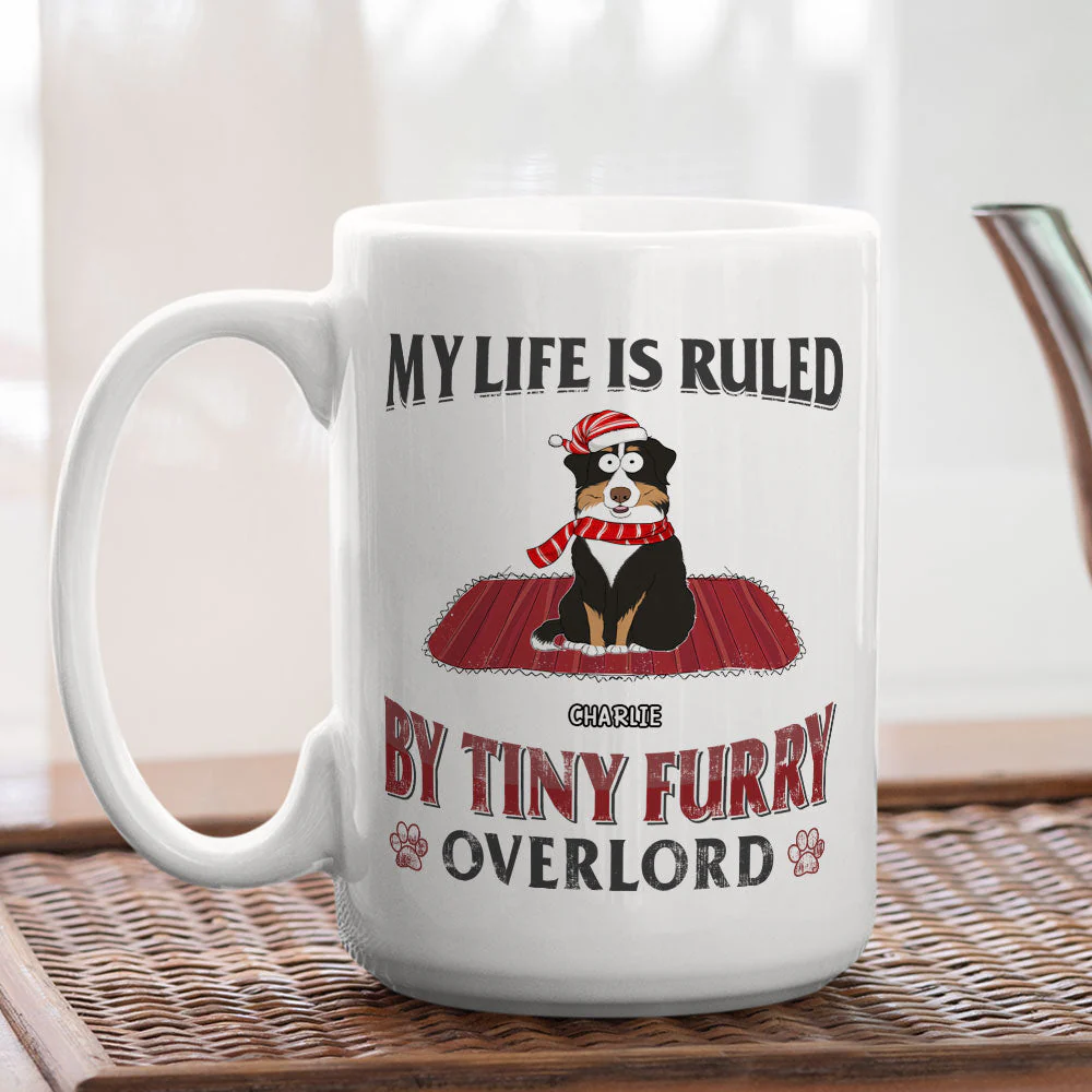 Tiny Furry Overlords - Personalized Custom Coffee Mug - Image 5