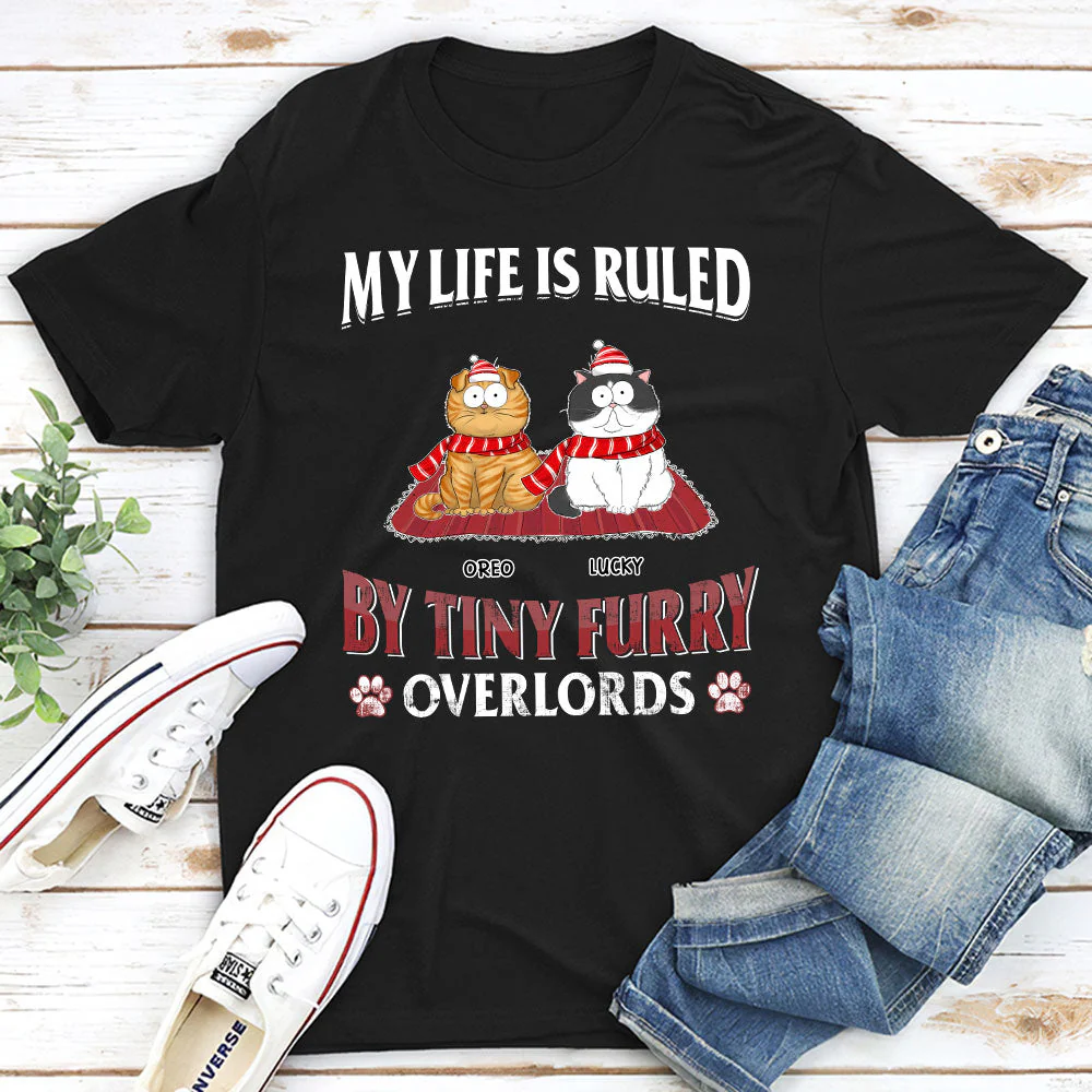 Tiny Furry Overlords - Personalized Custom Unisex T-shirt - Image 2