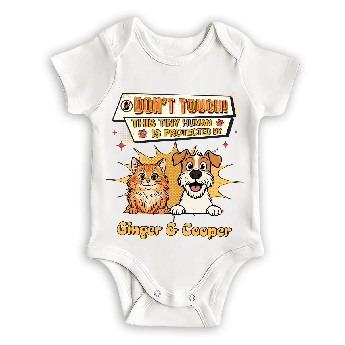 Tiny Human Pet Version - Personalized Custom Baby Onesie