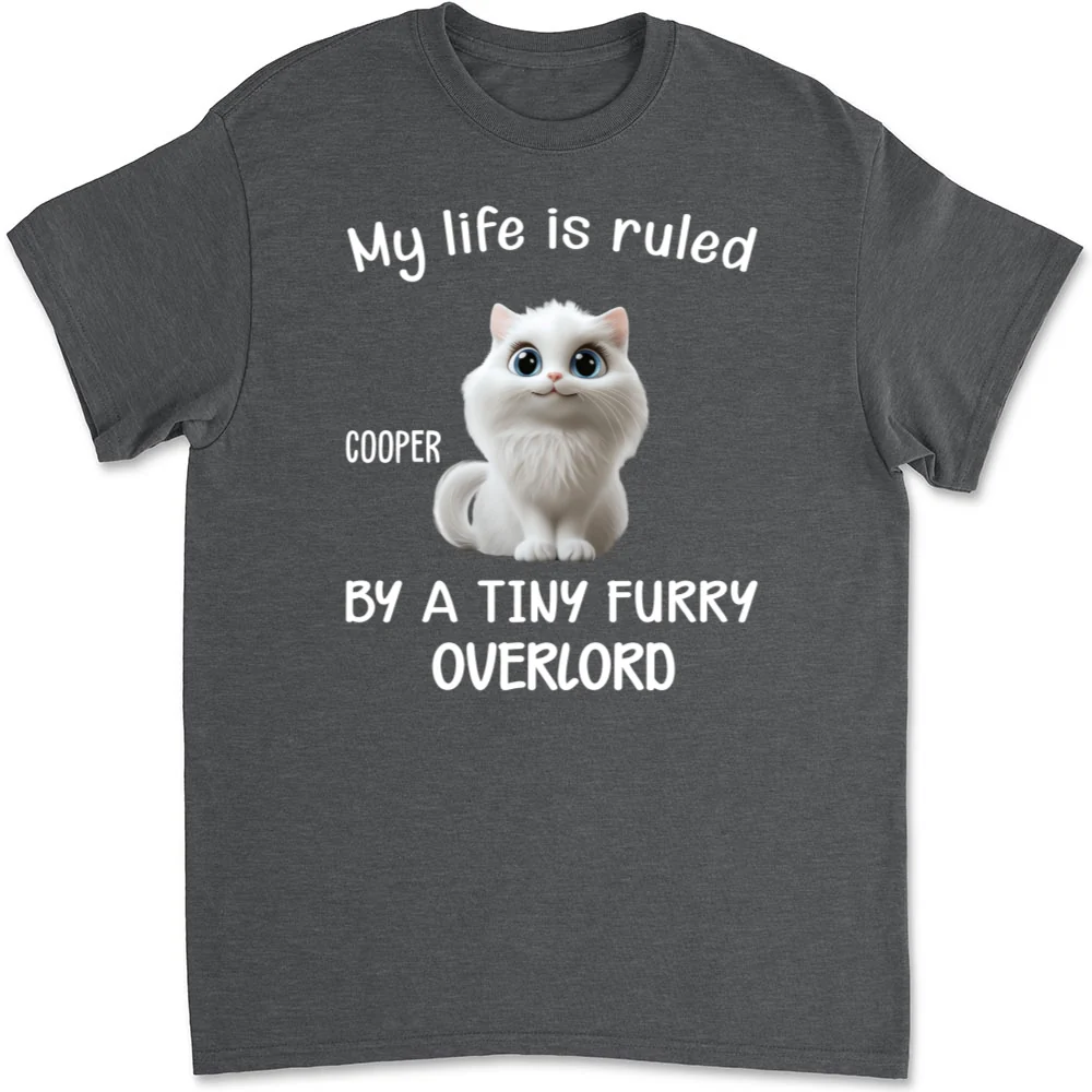 Tiny Overlords Chunky Cat - Personalized Custom Unisex T-shirt - Image 10