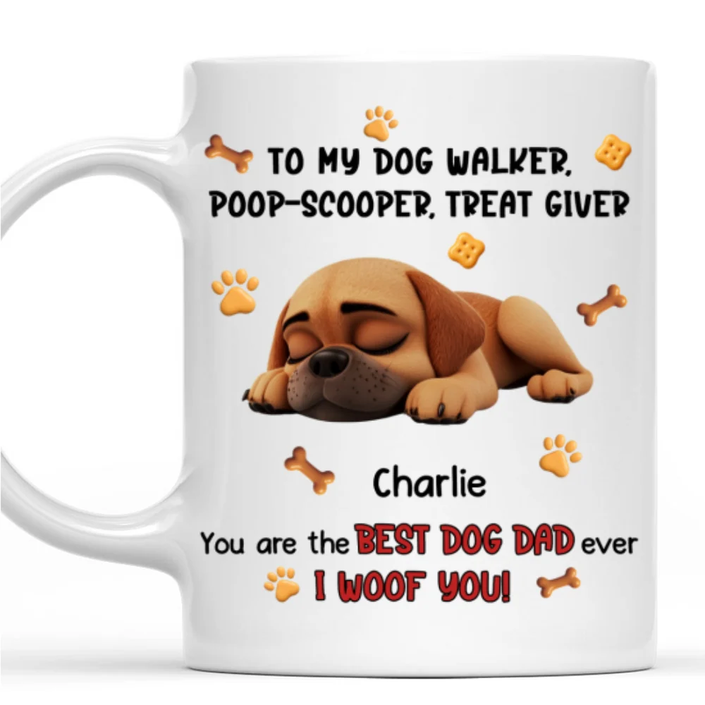 To My Best Dog Walker - Personalized Custom Coffee Mug - Image 7