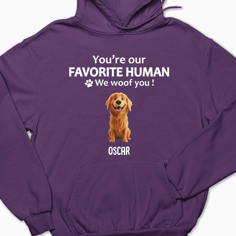 To My Favorite Human Cartoon - Personalized Custom Hoodie - Image 10