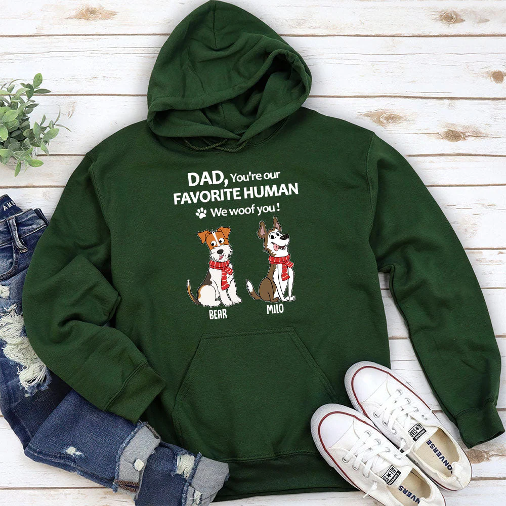 To My Favorite Human - Personalized Custom Hoodie - Image 2