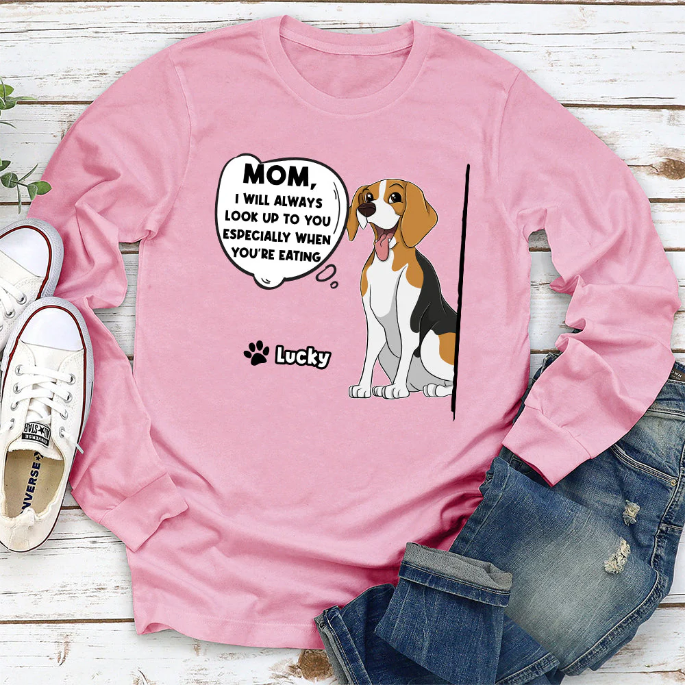 To My Human- Personalized Custom Long Sleeve T-shirt - Image 2