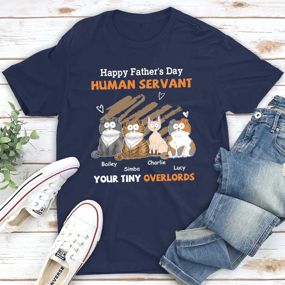 To My Human Servant - Personalized Custom Unisex T-shirt - Image 5