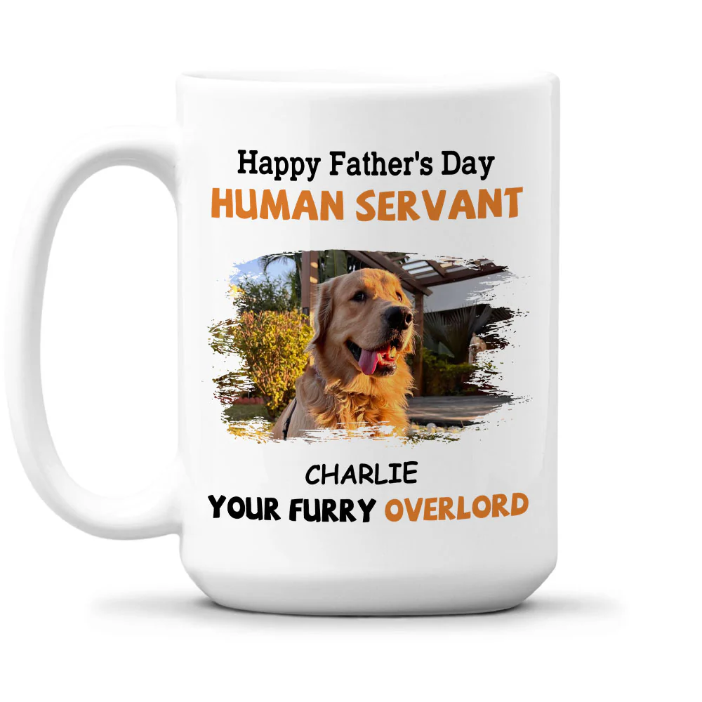 To My Human Servant Photo - Personalized Custom Coffee Mug - Image 2