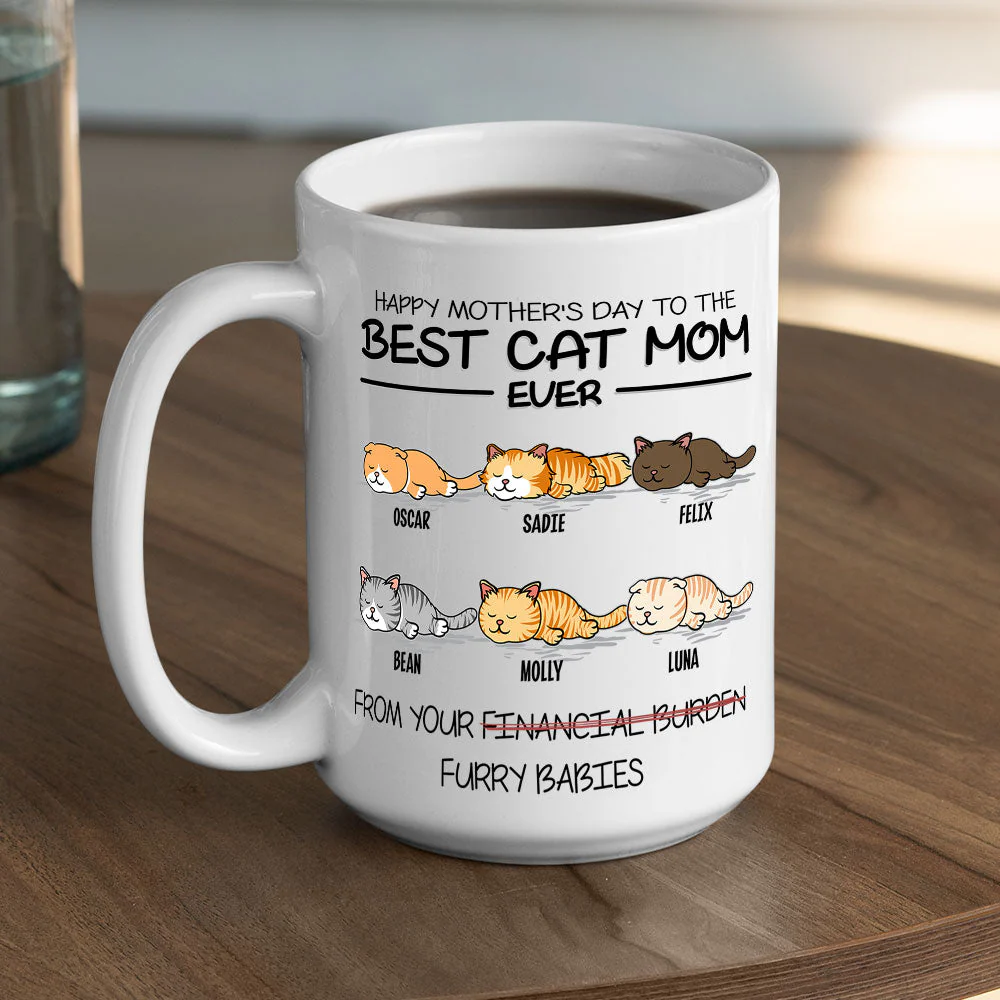 Happy Mothers Day Father Day To The Best Ever - Personalized Custom Coffee Mug - Image 2