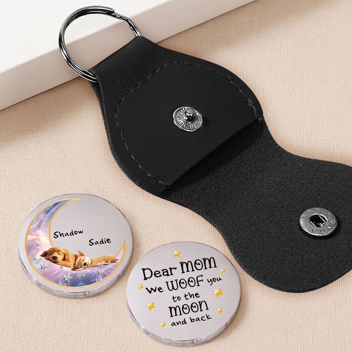 To The Ethereal Moon - Personalized Custom 3D Effect Pocket Hug - Image 2
