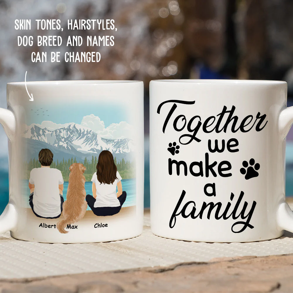 Together We Make - Personalized Custom Coffee Mug - Image 3