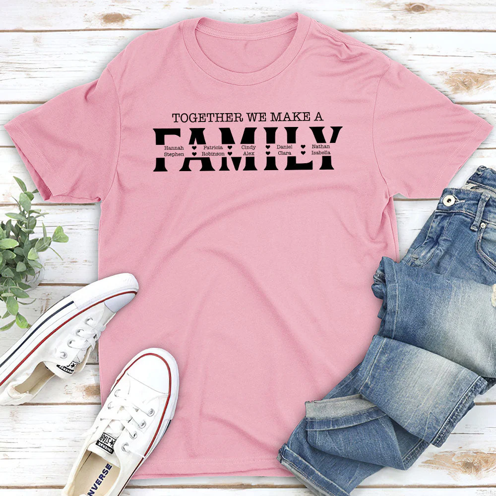 Together We Make - Personalized Custom Premium T-shirt - Image 3