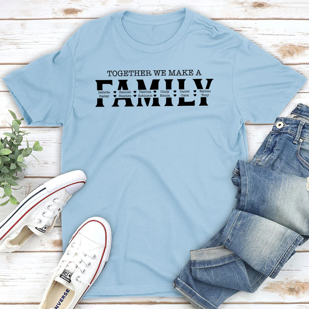 Together We Make - Personalized Custom Premium T-shirt - Image 4