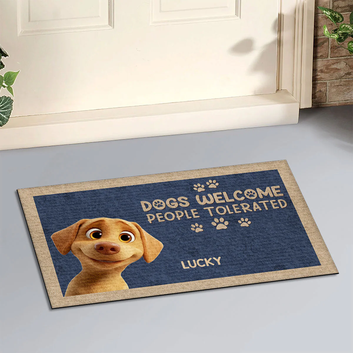 Tolerated -  Personalized Custom Doormat - Image 2
