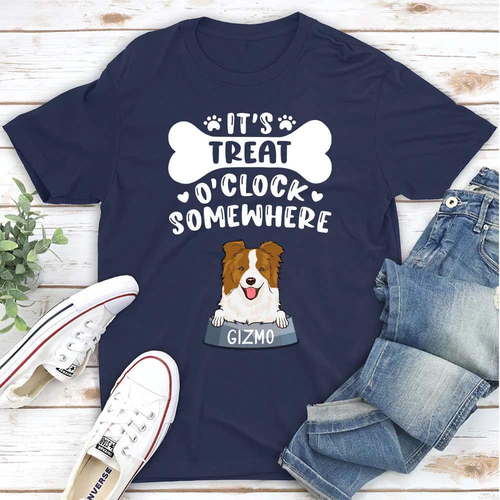 Treat O'clock - Personalized Custom Unisex T-shirt - Image 4